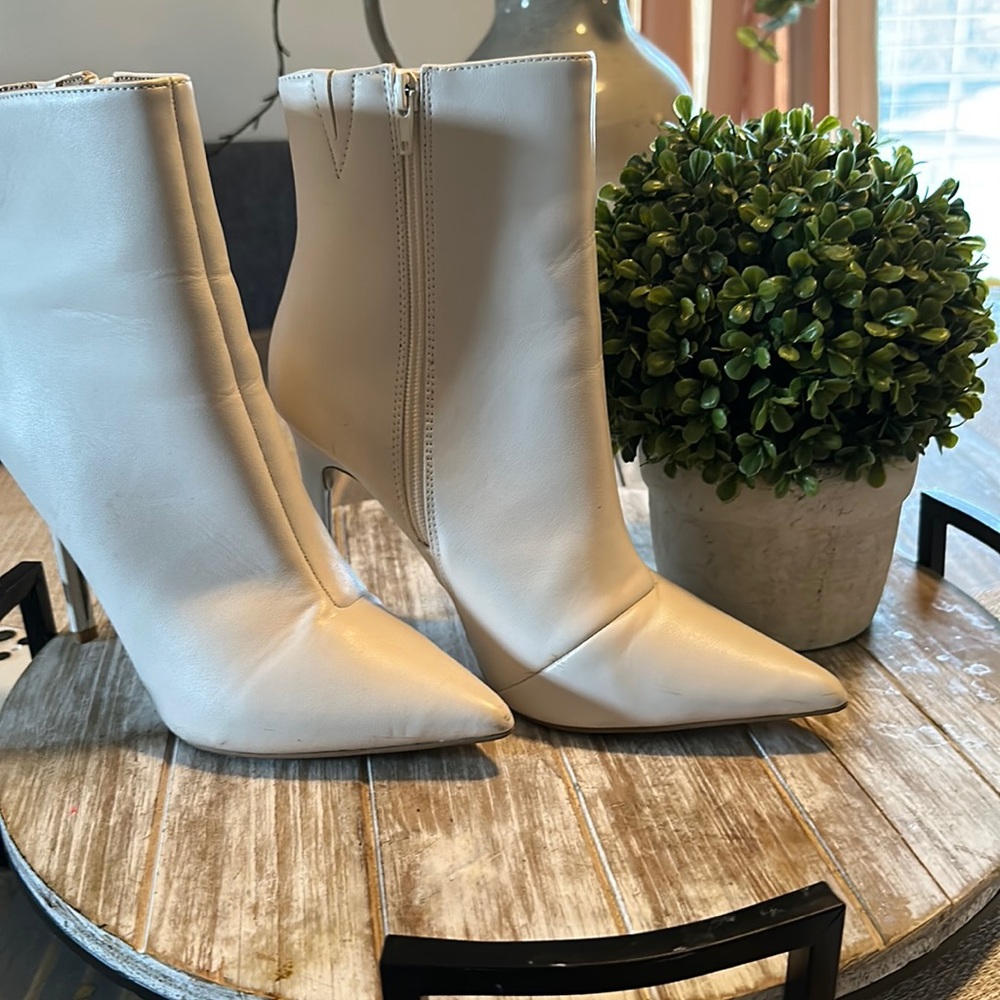 White booties